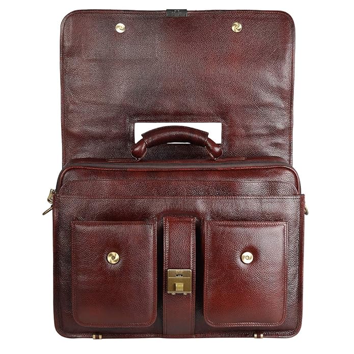 Leather Briefcase - Metro