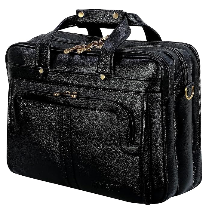 Leather Office Bag - Time Machine