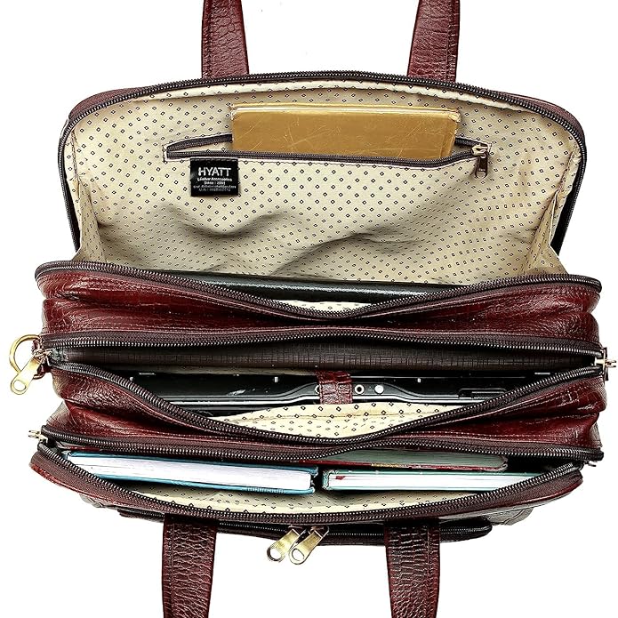 Leather Office Bag - Time Machine