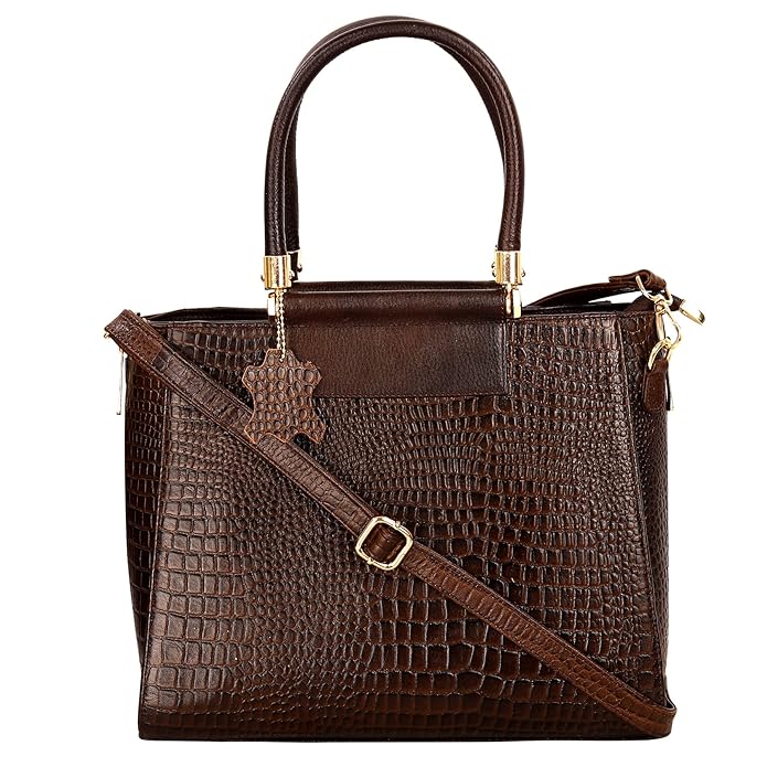 Croco Leather Handbag - MULBERRY