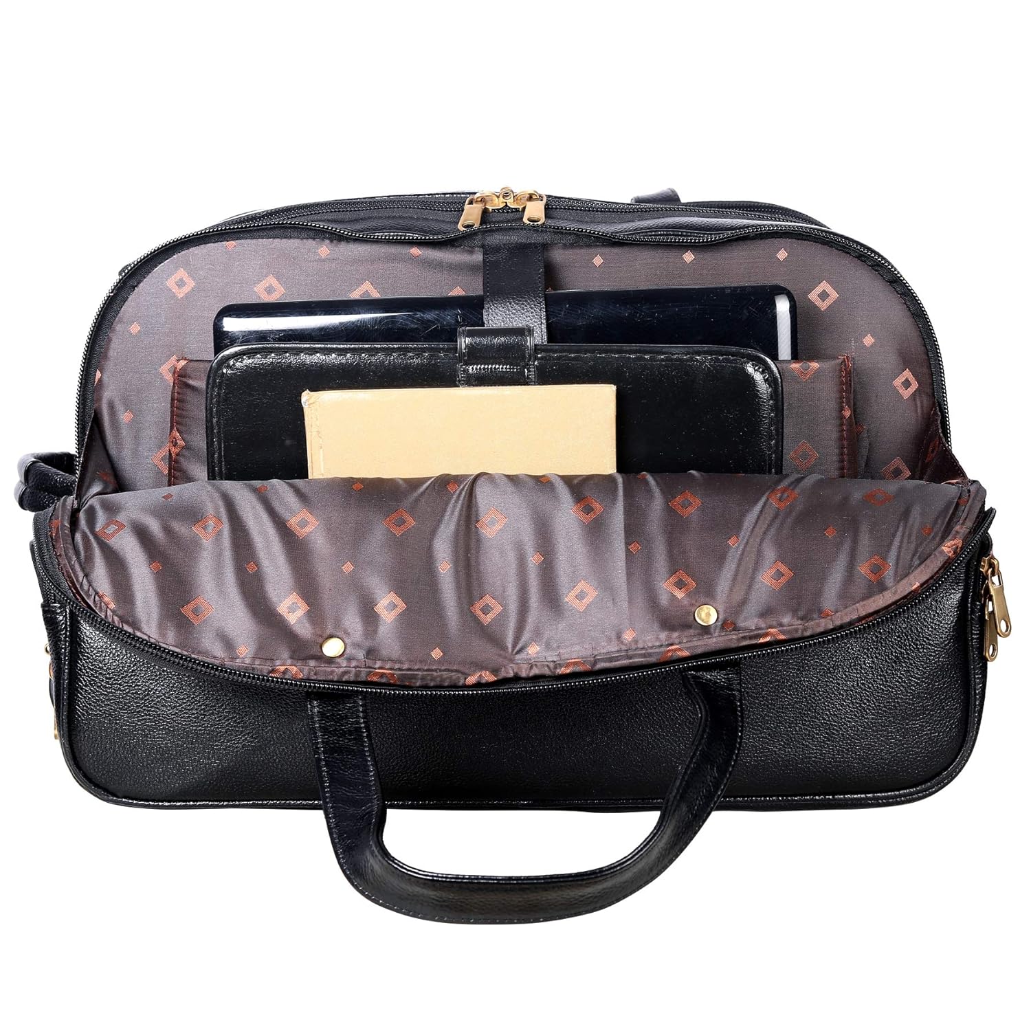 Leather Duffel Trolley - The Swift