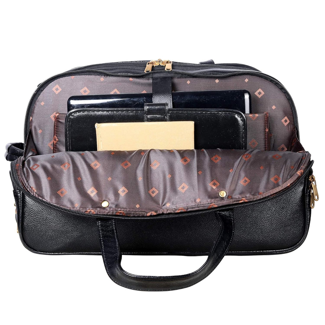 Leather Duffel Trolley - The Swift