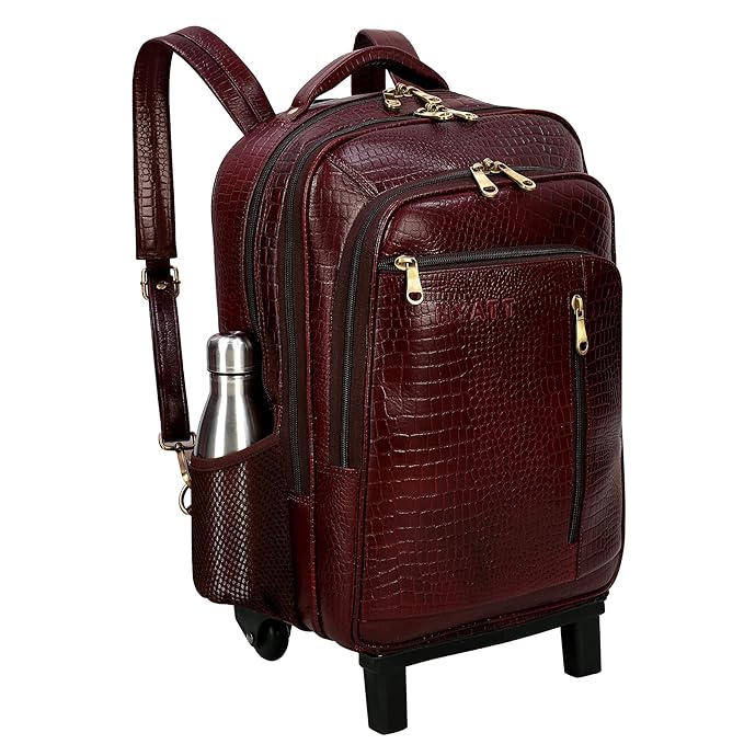 Leather Backpack Trolley - Journey Roller