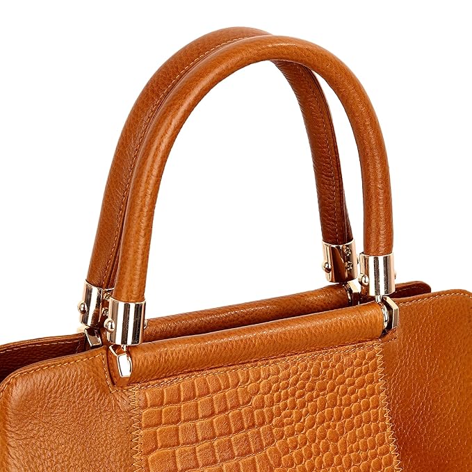 Leather Satchel Handbag - Zik Zak