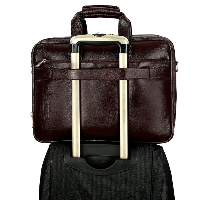 Leather Expandable Bag - Bold Vault