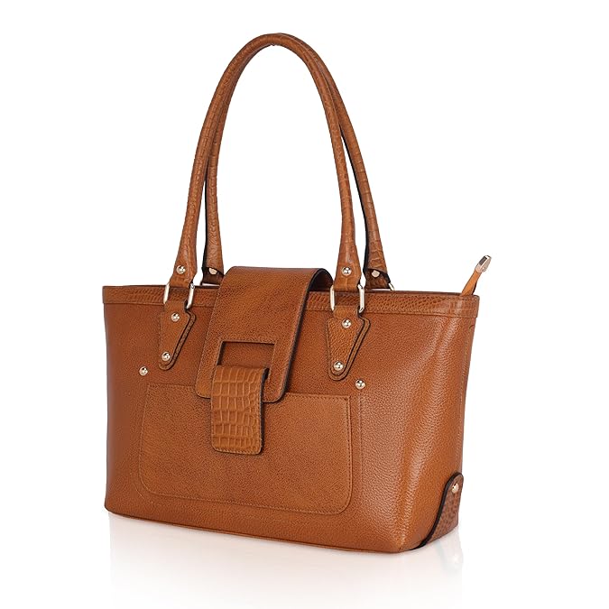 Leather Tote Bag - The Boat
