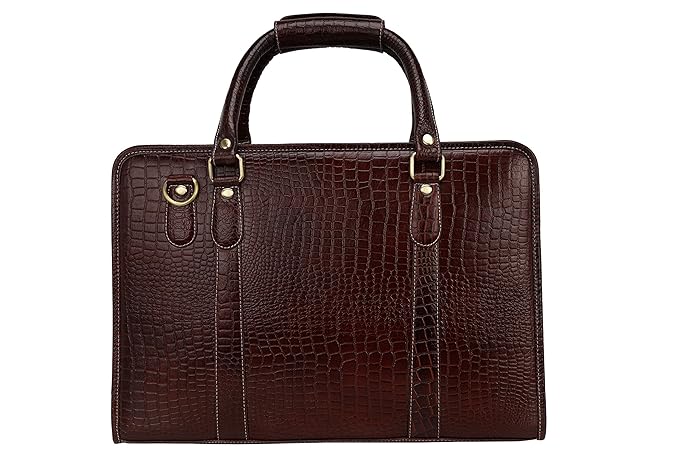 Leather Laptop Briefcase - New Basket