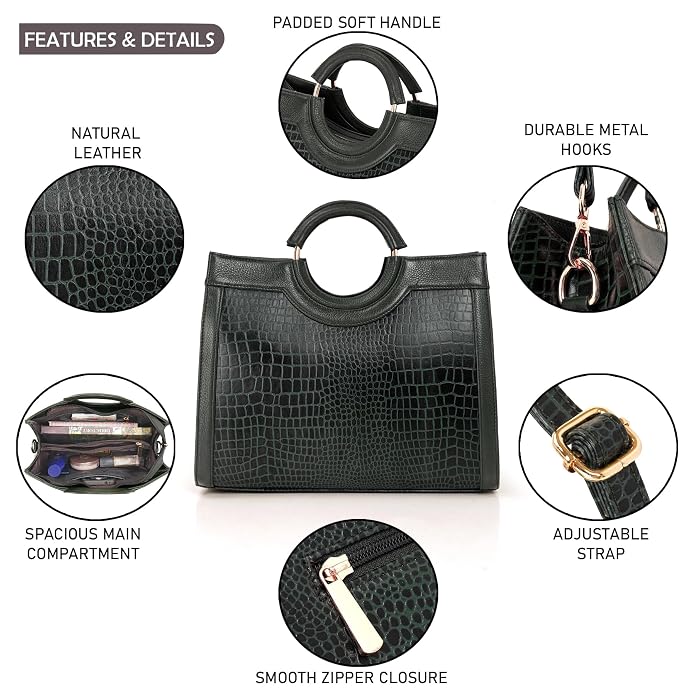 Leather Handbag - RING