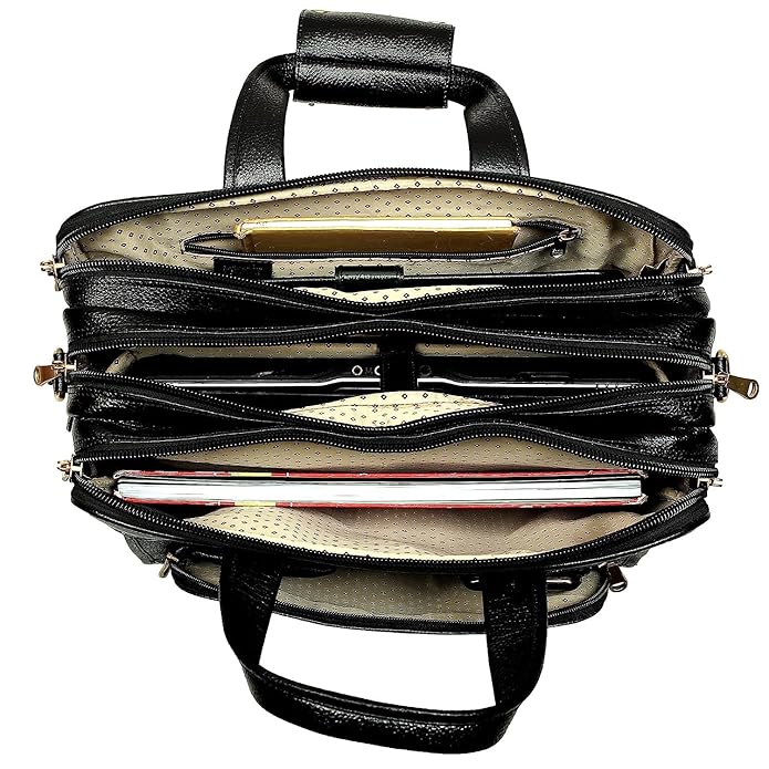 Leather Office Bag - Time Machine