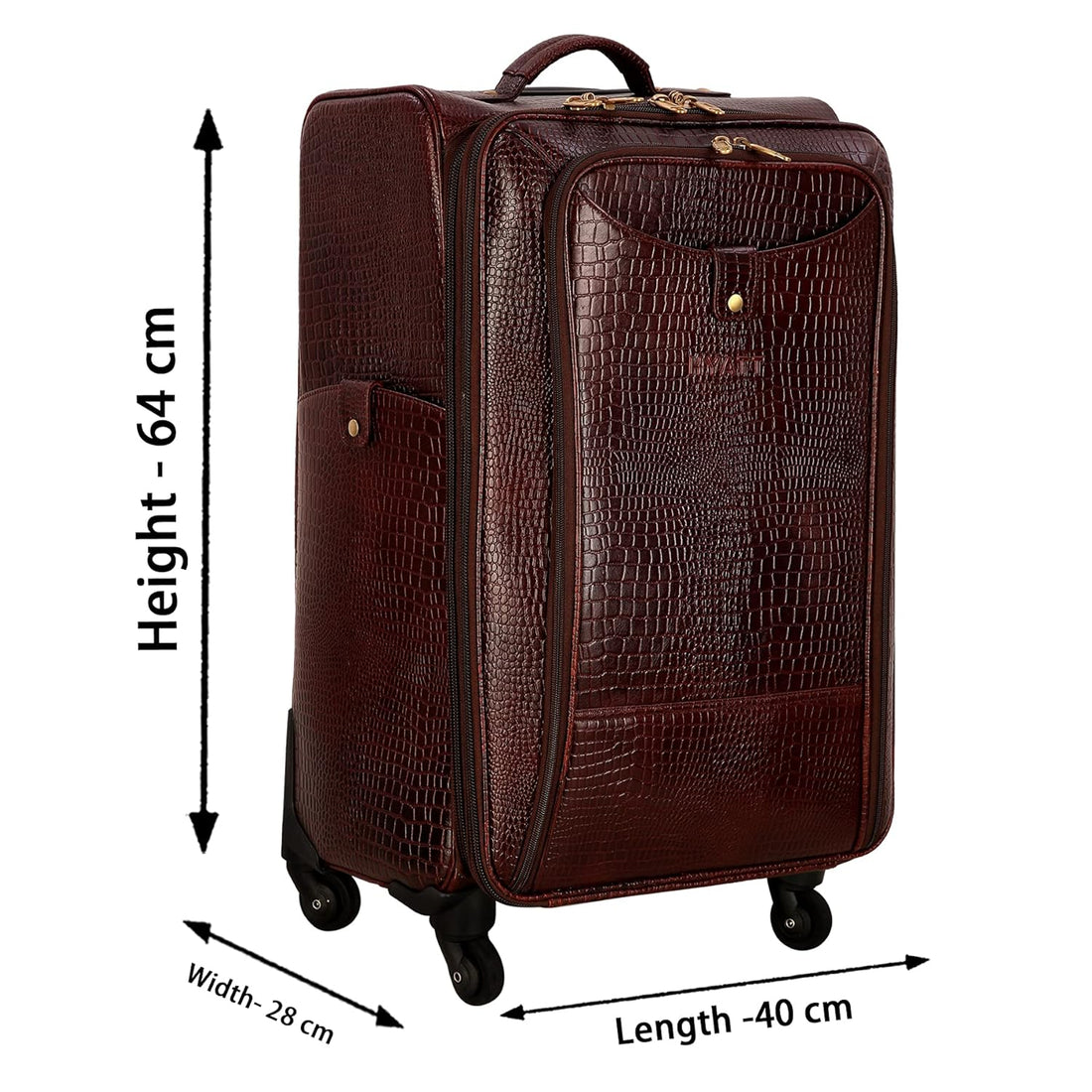 Leather Trolley Bag - The Voyager