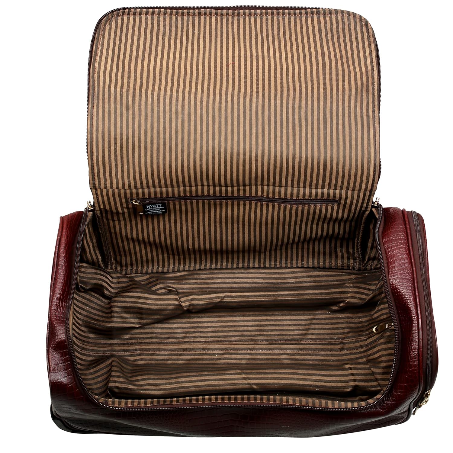 Leather Duffel Trolley - The Weekender