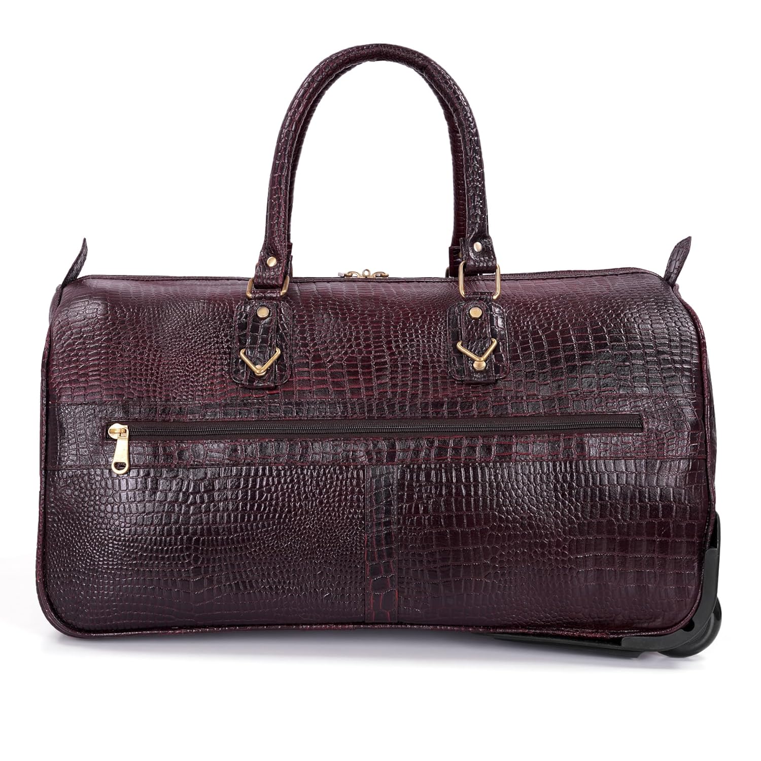 Leather Duffel Trolley - The Metropolis