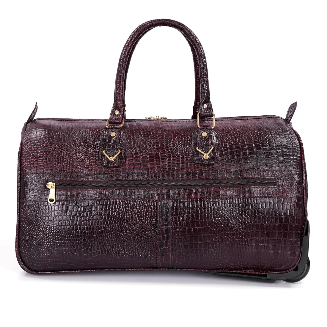 Leather Duffel Trolley - The Metropolis