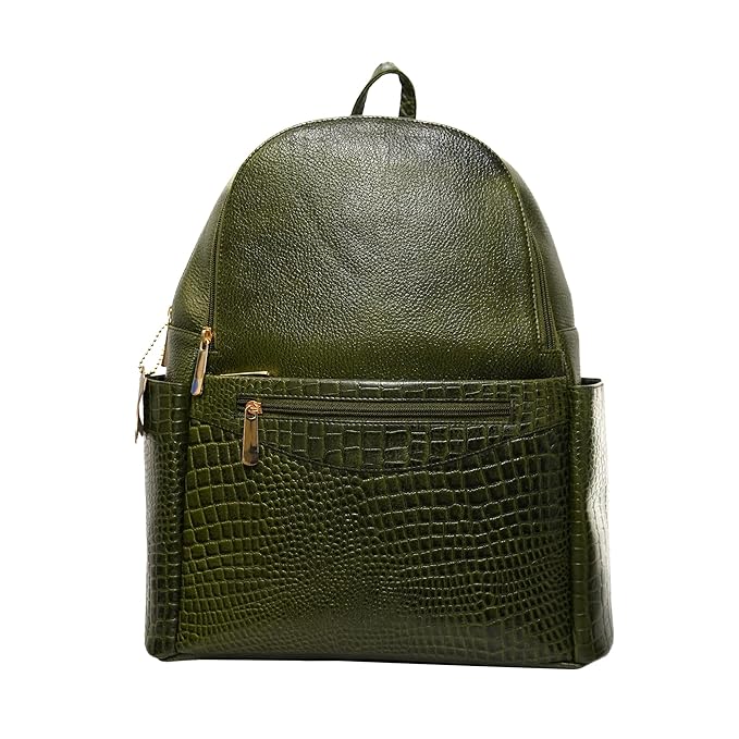 Leather Laptop Backpack - Convertible