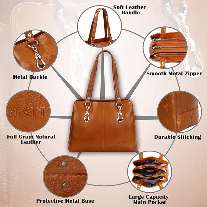 Leather Shoulder Bag - The Hobo
