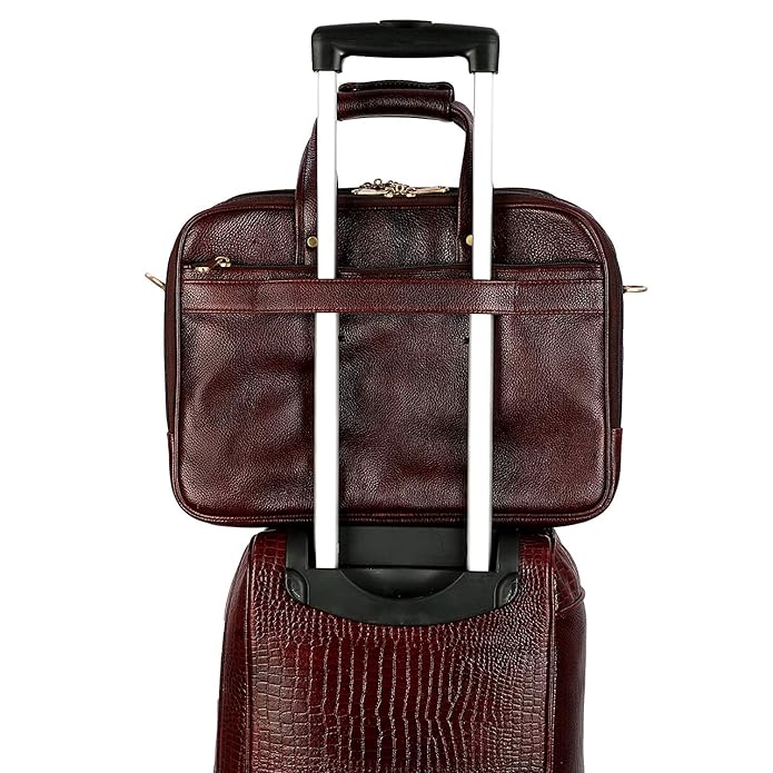 Leather Office Bag - Moochies