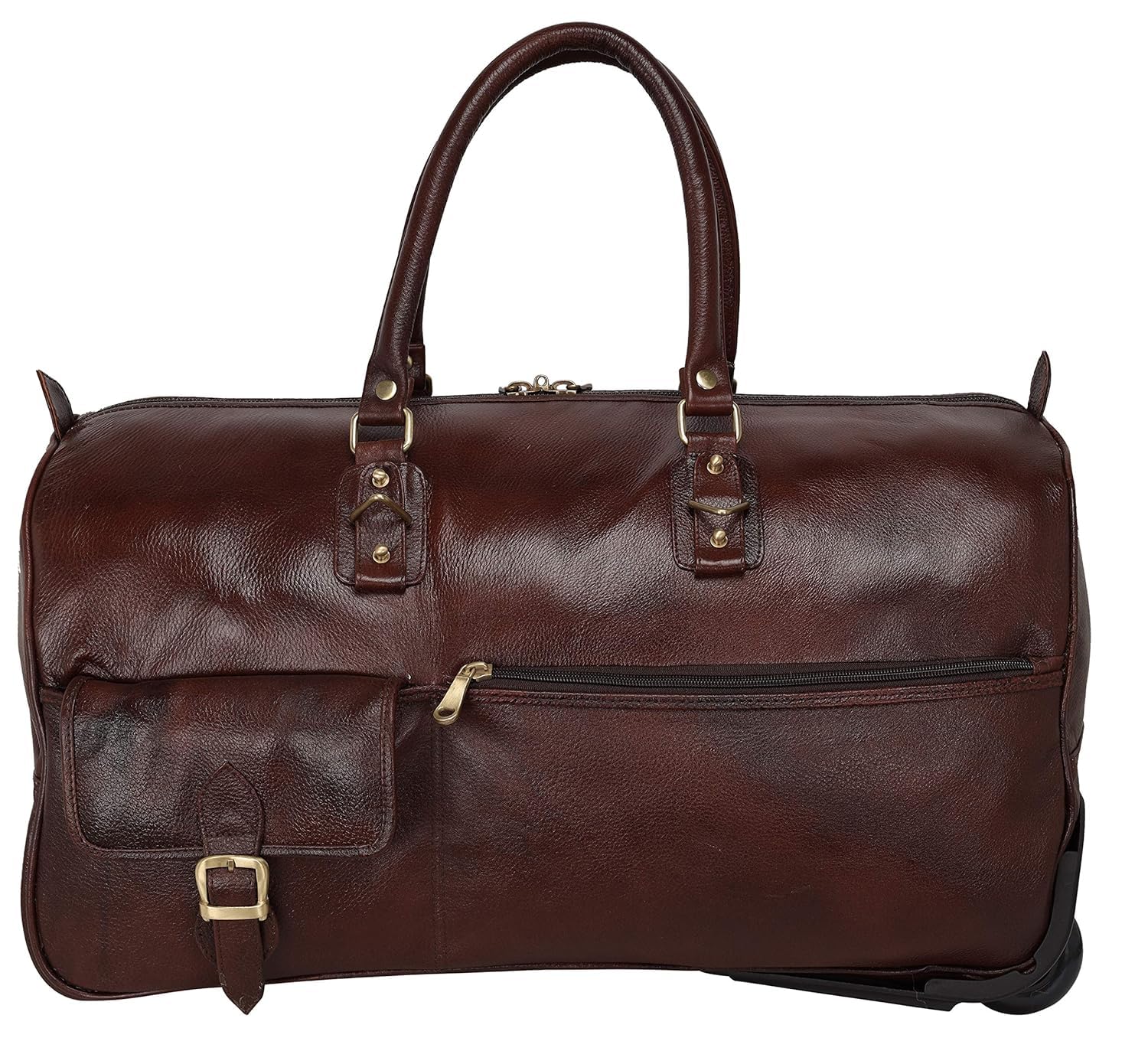 Leather Duffel Trolley - The Metropolis