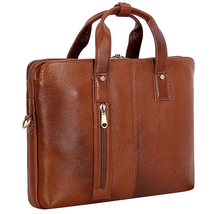 Leather Messenger Bag - ESBEDA