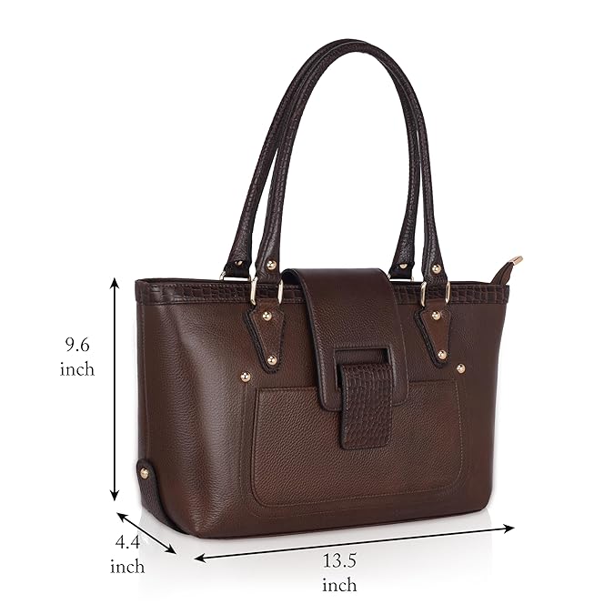 Leather Tote Bag - The Boat