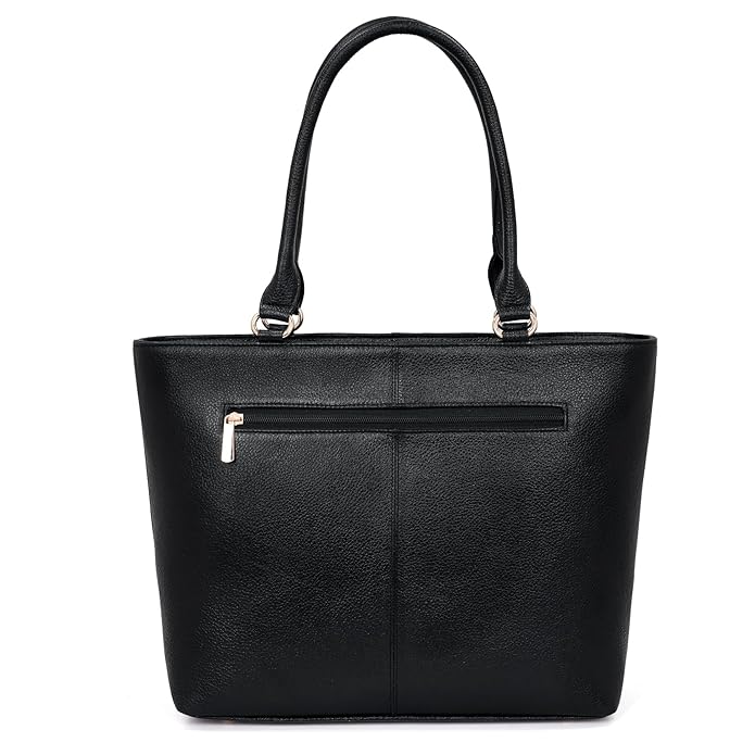 Leather Laptop Tote Bag - THE ORGANIZER