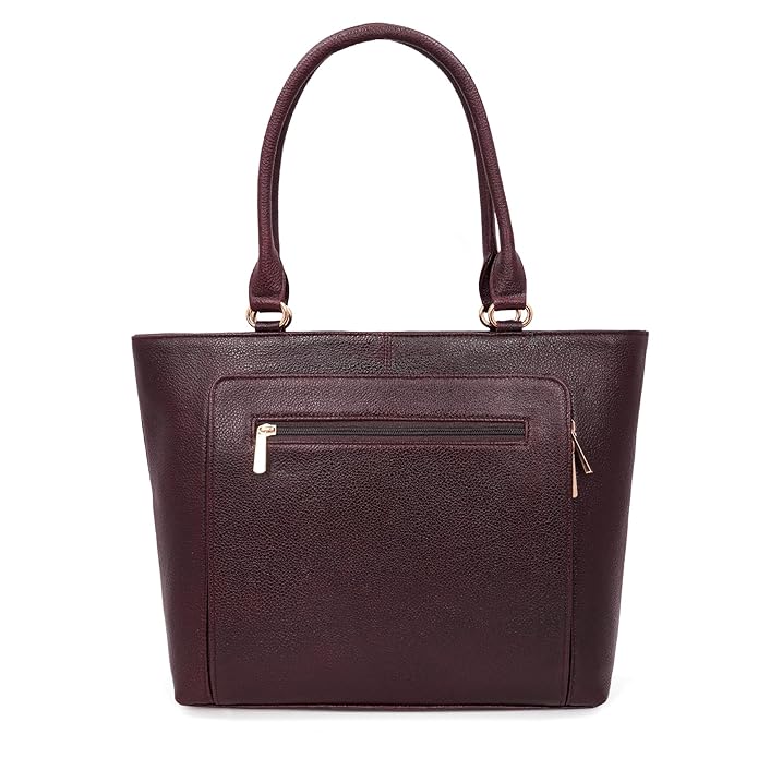 Leather Laptop Tote Bag - THE ORGANIZER