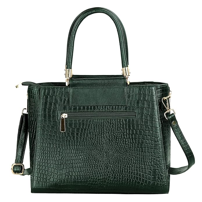 Croco Leather Handbag - MULBERRY