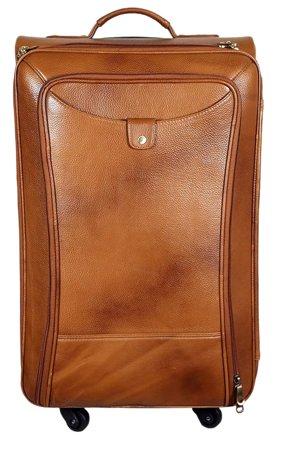 Leather Trolley Bag - The Voyager