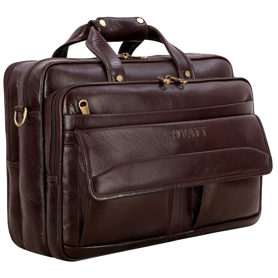 16 Inch Men's Leather Briefcase Bags