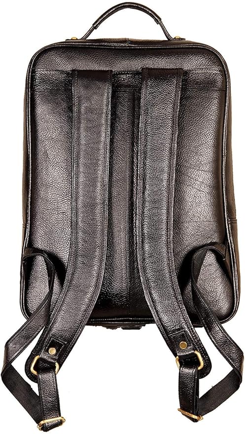 Leather Laptop Backpack - Four Line