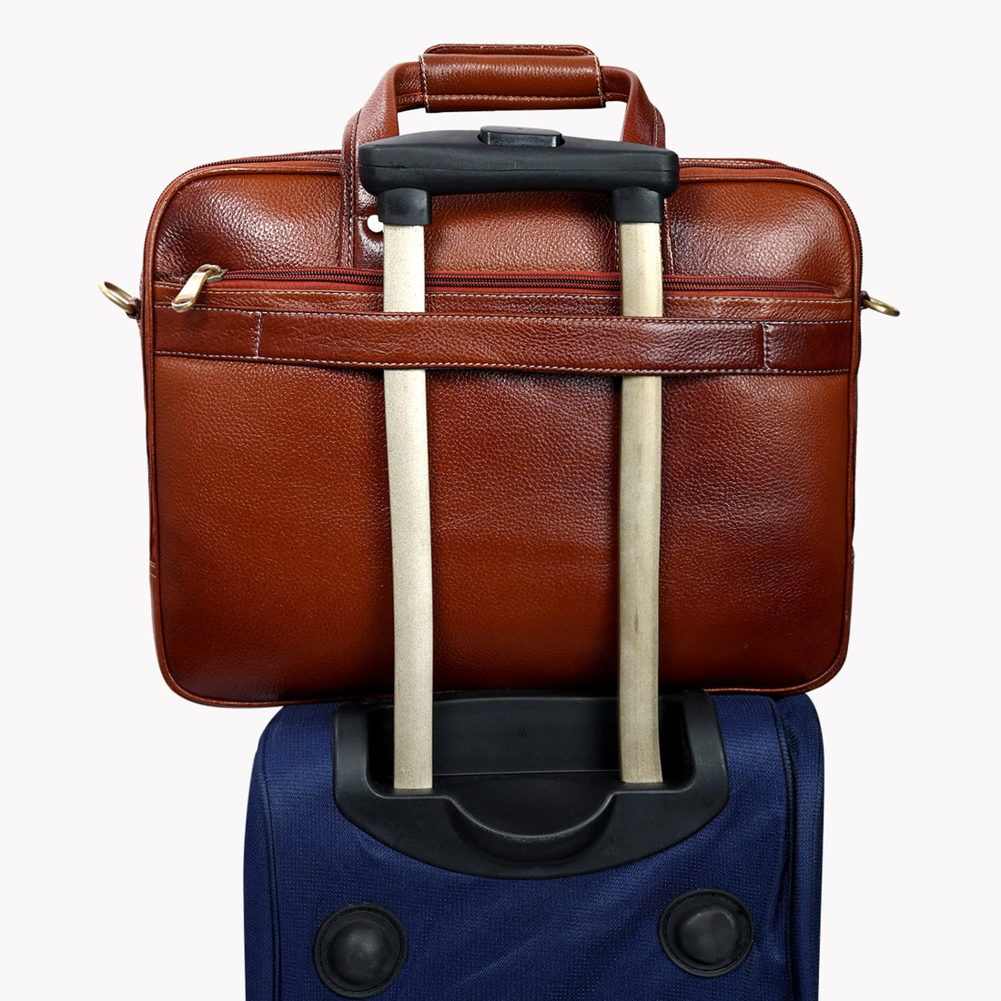 HAYAT Leather Accessories 16 Inch Men's Leather Briefcase Laptop Office Bag