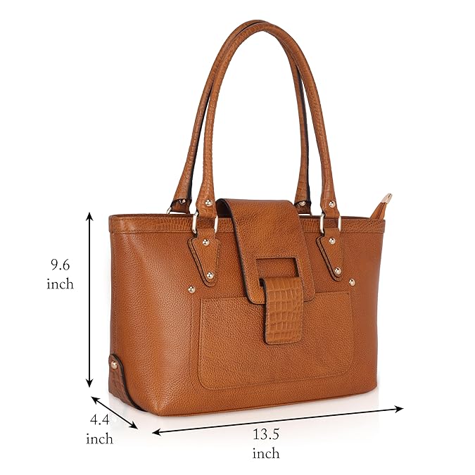 Leather Tote Bag - The Boat