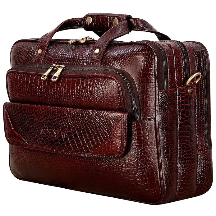 Leather Office Bag - Moochies