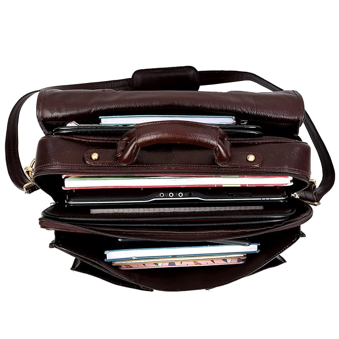 Leather Briefcase - Metro