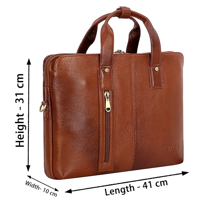 Leather Messenger Bag - ESBEDA