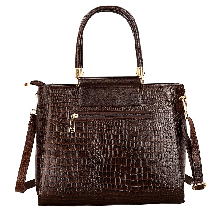 Croco Leather Handbag - MULBERRY