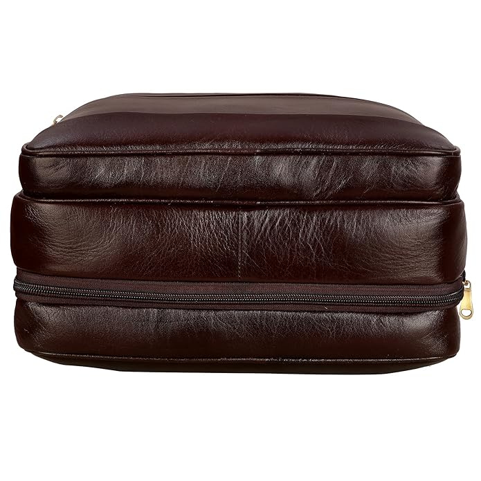 Leather Expandable Bag - Bold Vault