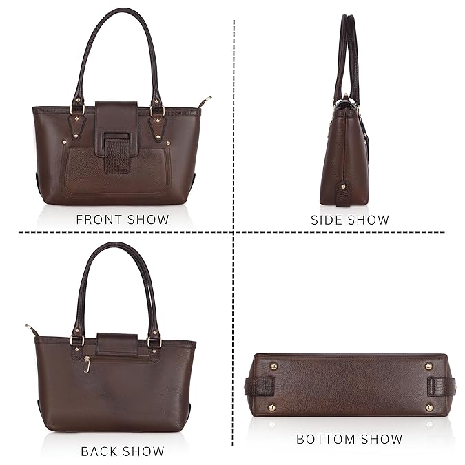 Leather Tote Bag - The Boat