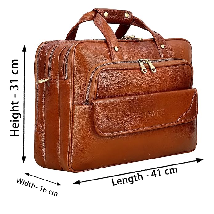 Leather Office Bag - Moochies