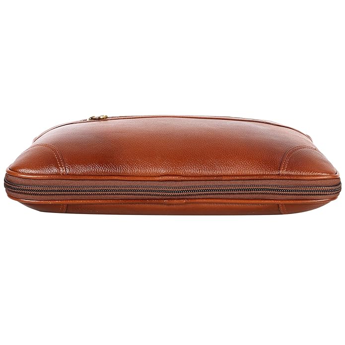 Leather Laptop Bag - The Expandable