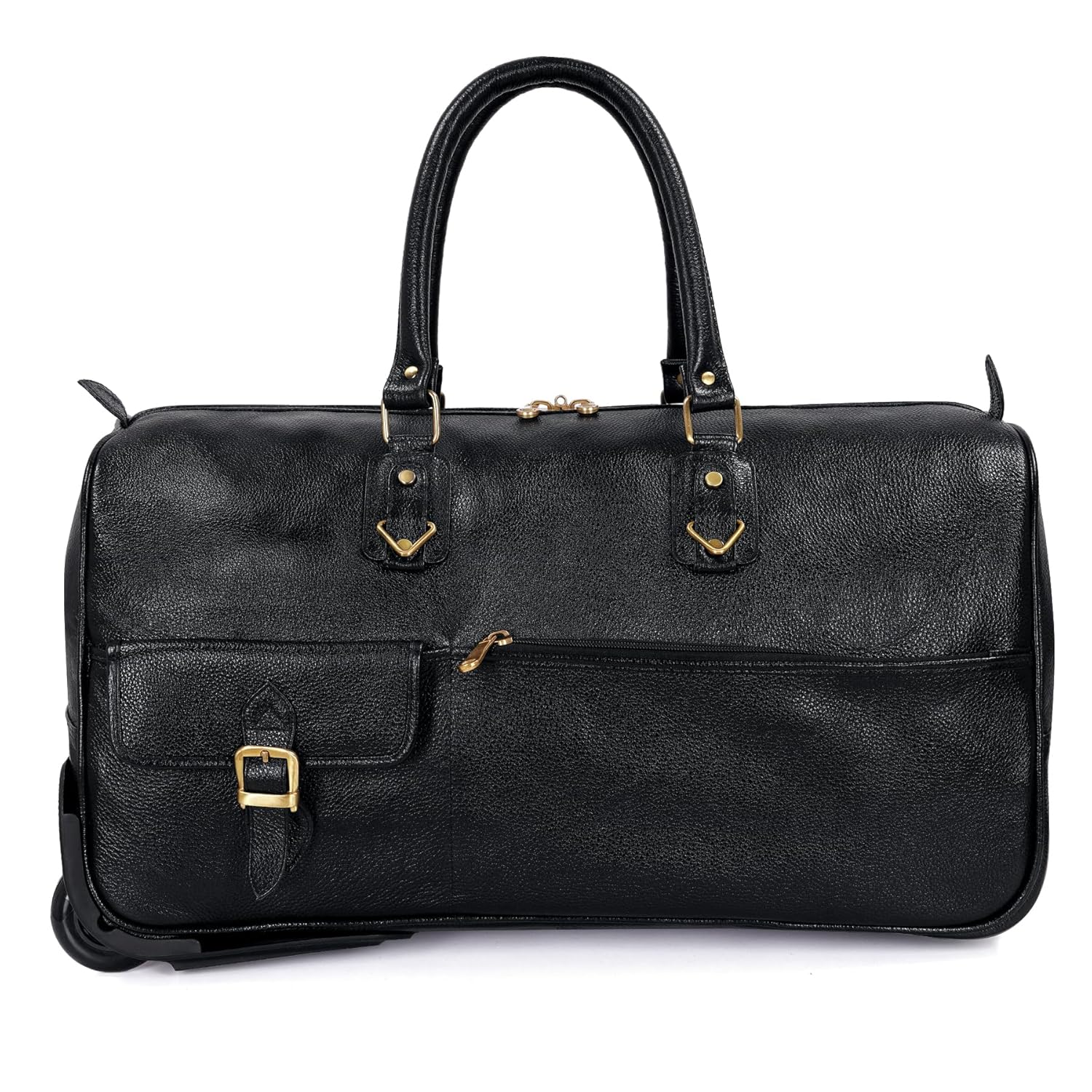 Leather Duffel Trolley - The Metropolis