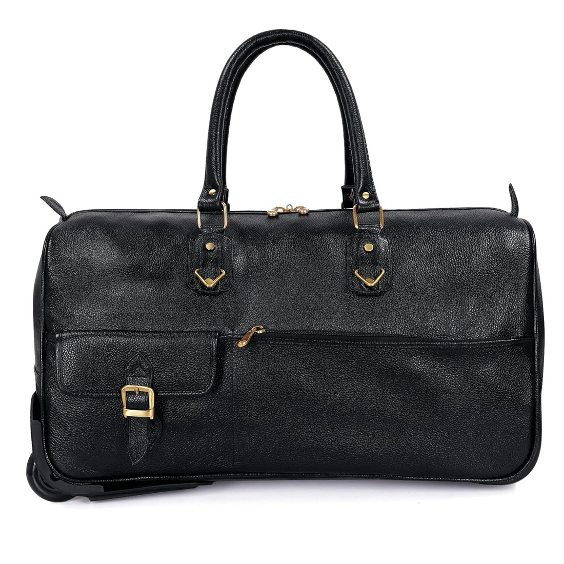 Leather Duffel Trolley - The Metropolis