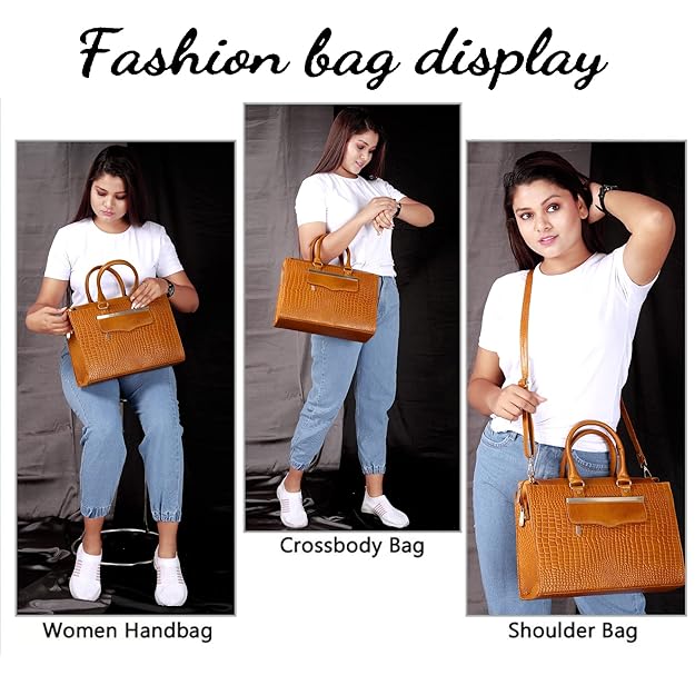 Croco Leather Handbag - PRADA