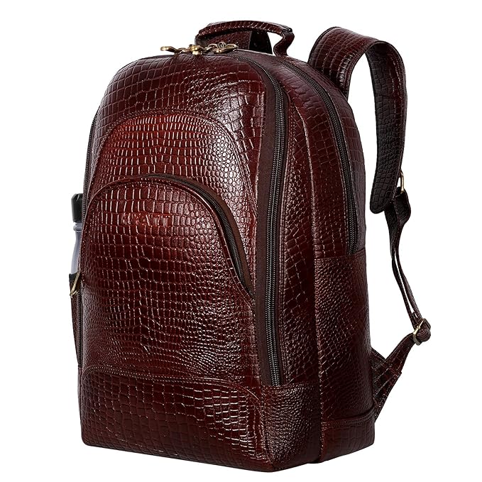 Leather Laptop Backpack - Giant