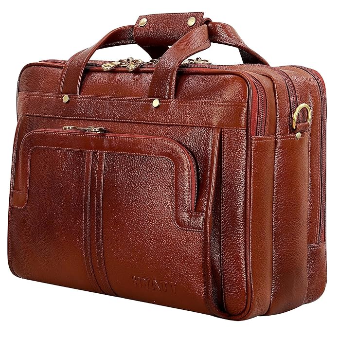 Leather Office Bag - Time Machine
