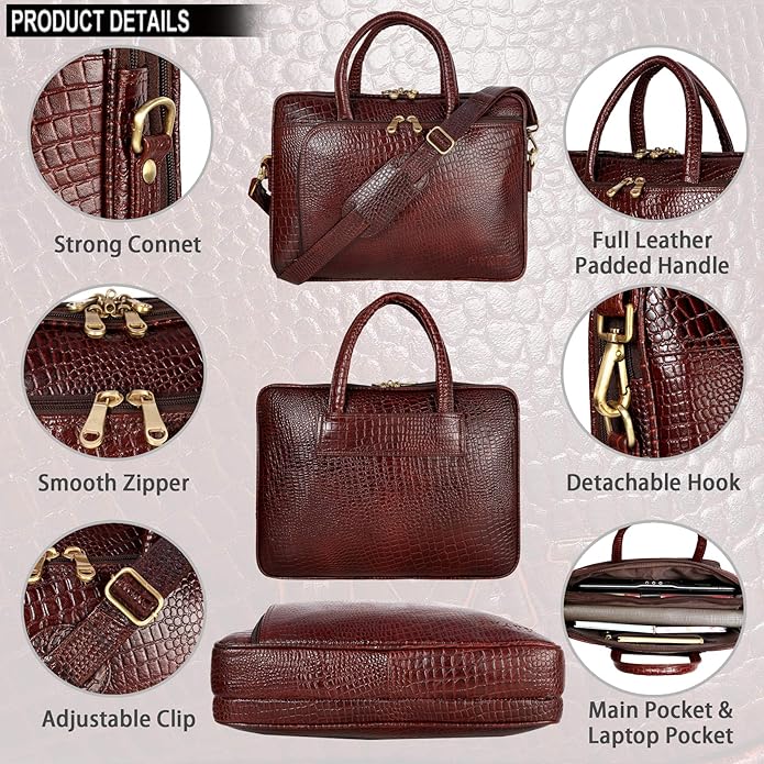 Leather Messenger Bag - Rope Core