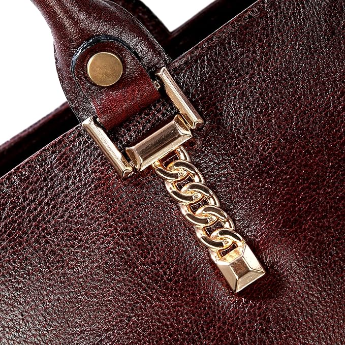 Leather Shoulder Bag - SIDE CHAIN