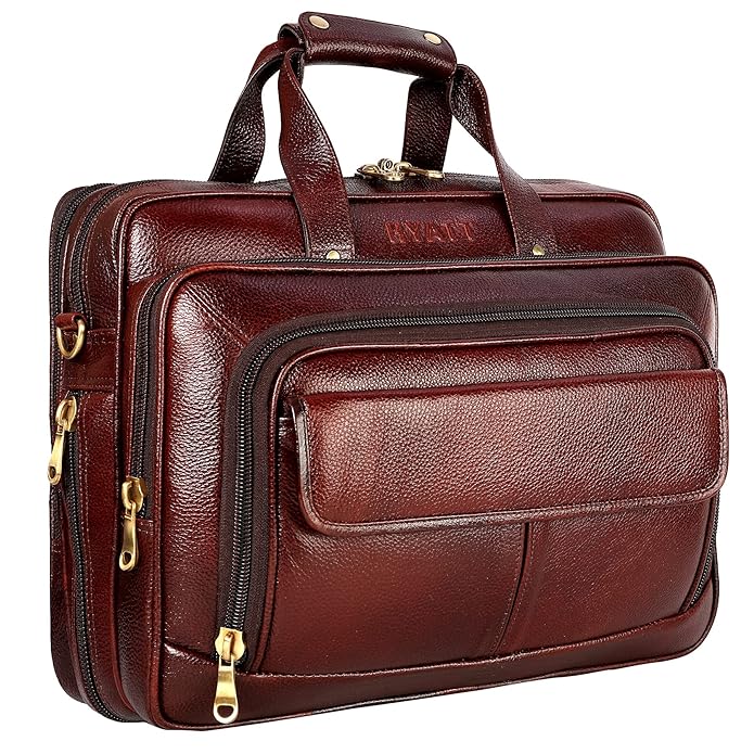Leather Expandable Bags - TRAVELLER