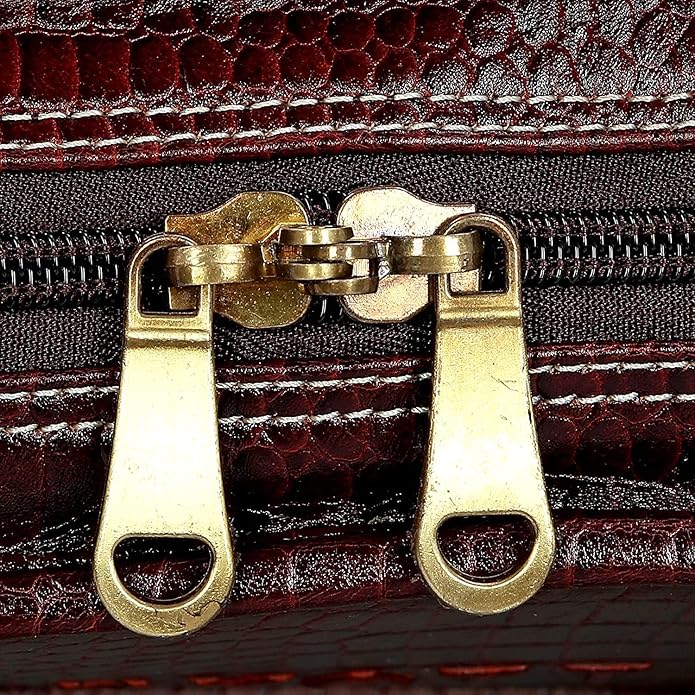 Leather Laptop Bag - Slim Basket