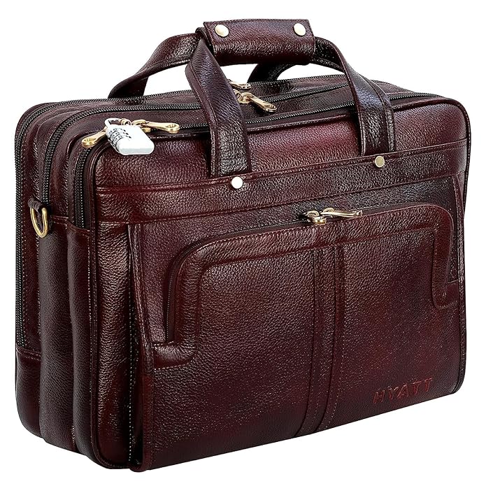 Leather Office Bag - Time Machine