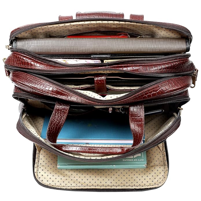 Leather Expandable Bags - TRAVELLER